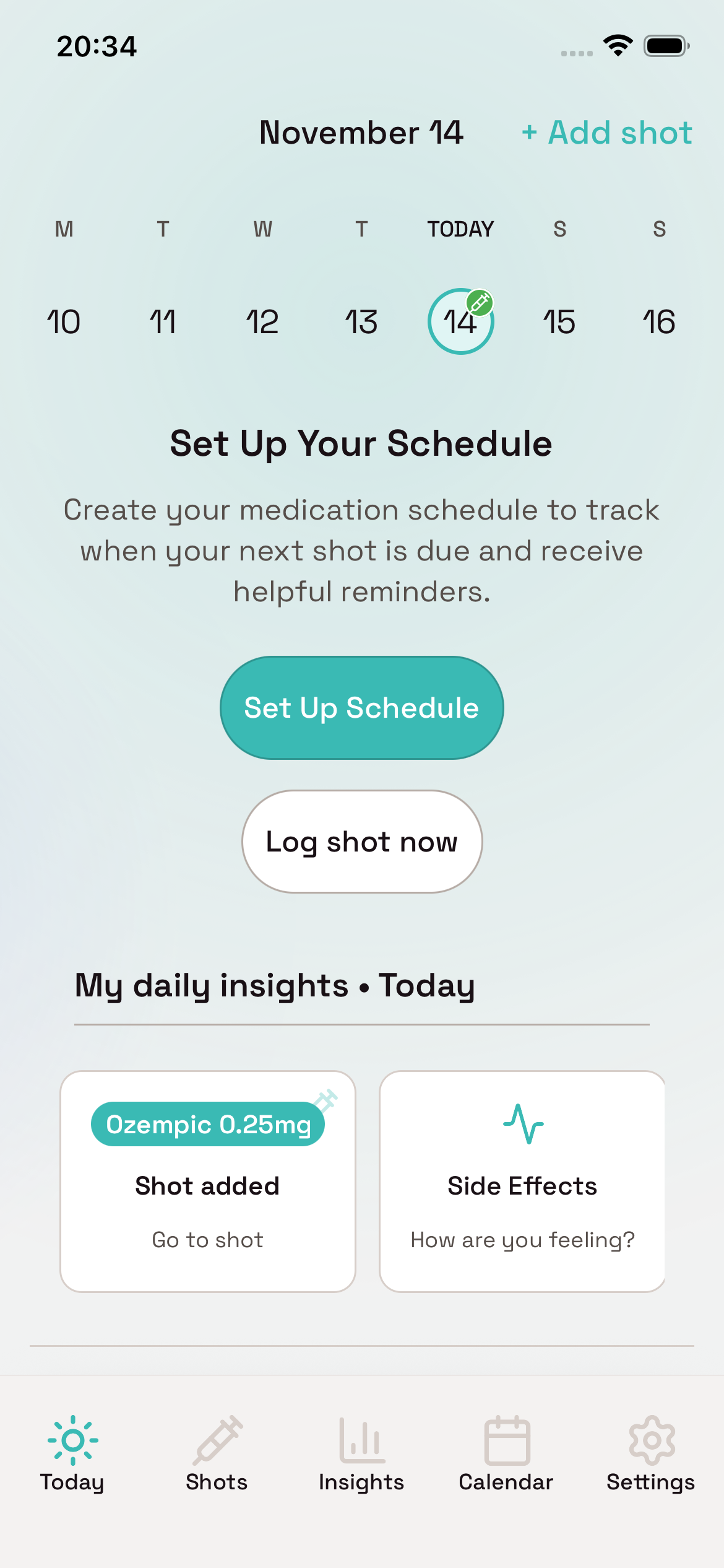 Track GLP-1 shots and side effects